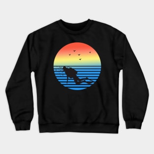 Retro Diver Diving Crewneck Sweatshirt